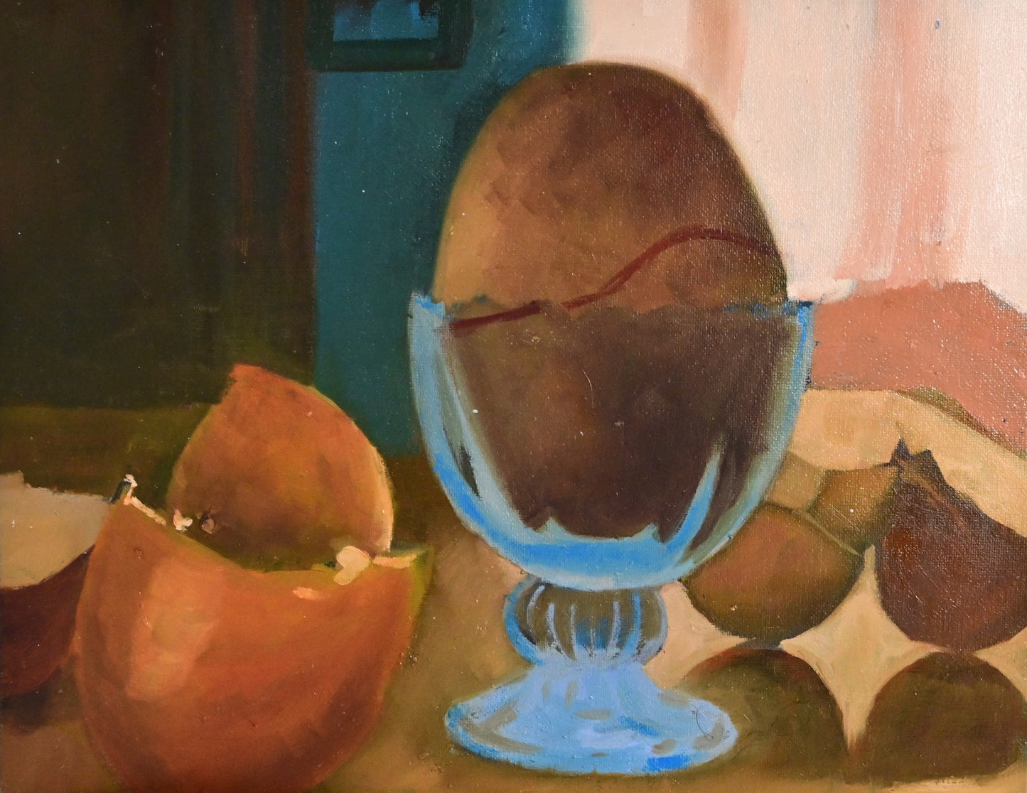 Cracked Eggs Still Life