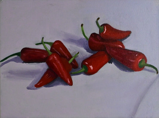 Red Chilies Still Life